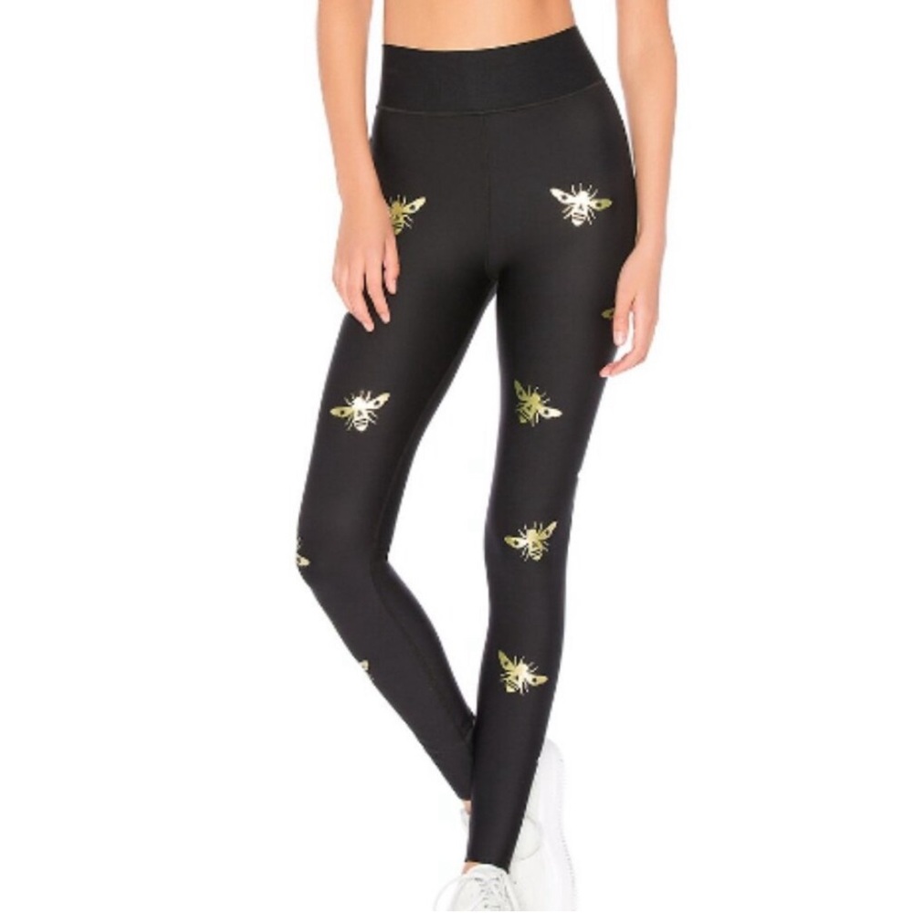 Ultracor Black and gold bee  Print Leggings
